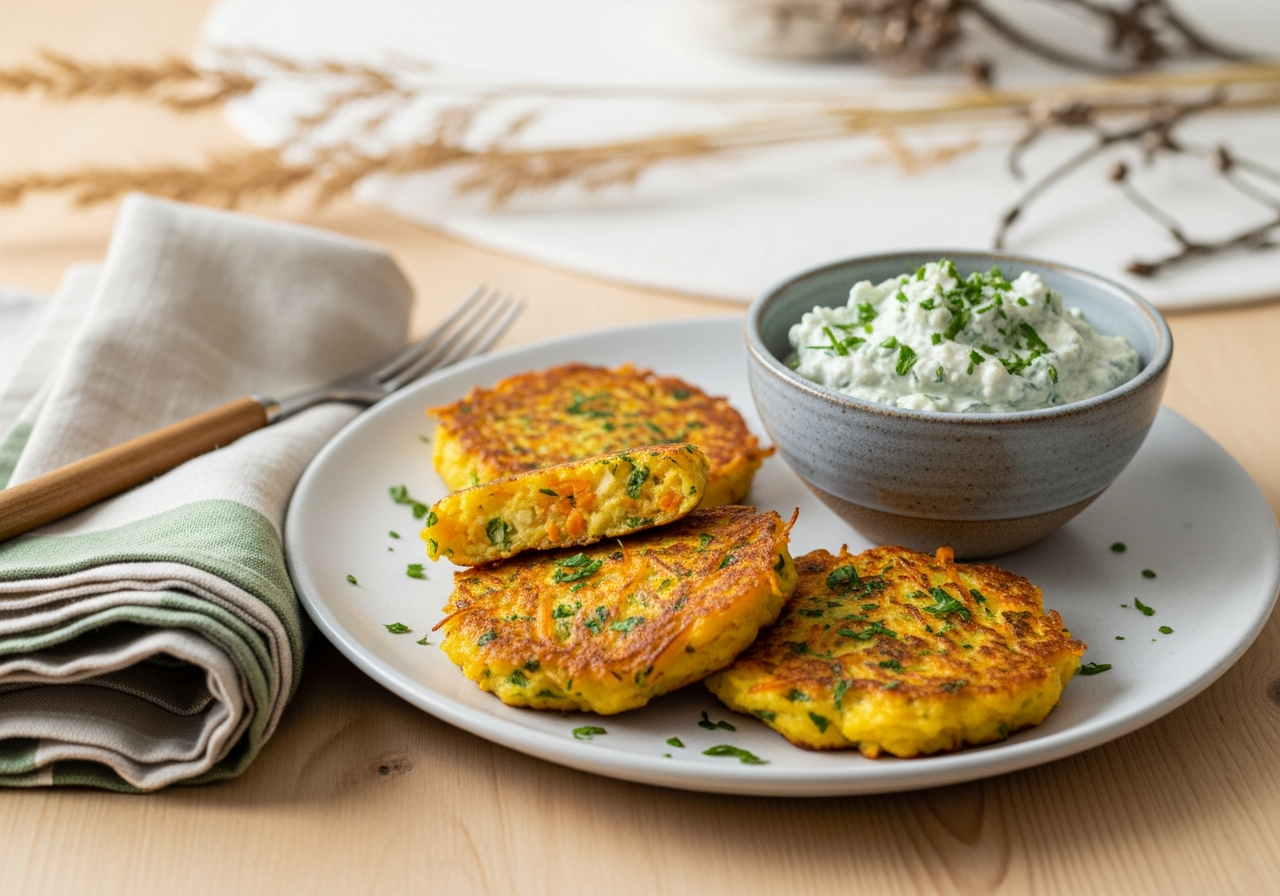 Knusprige Quinoa-Karotten-Rösti