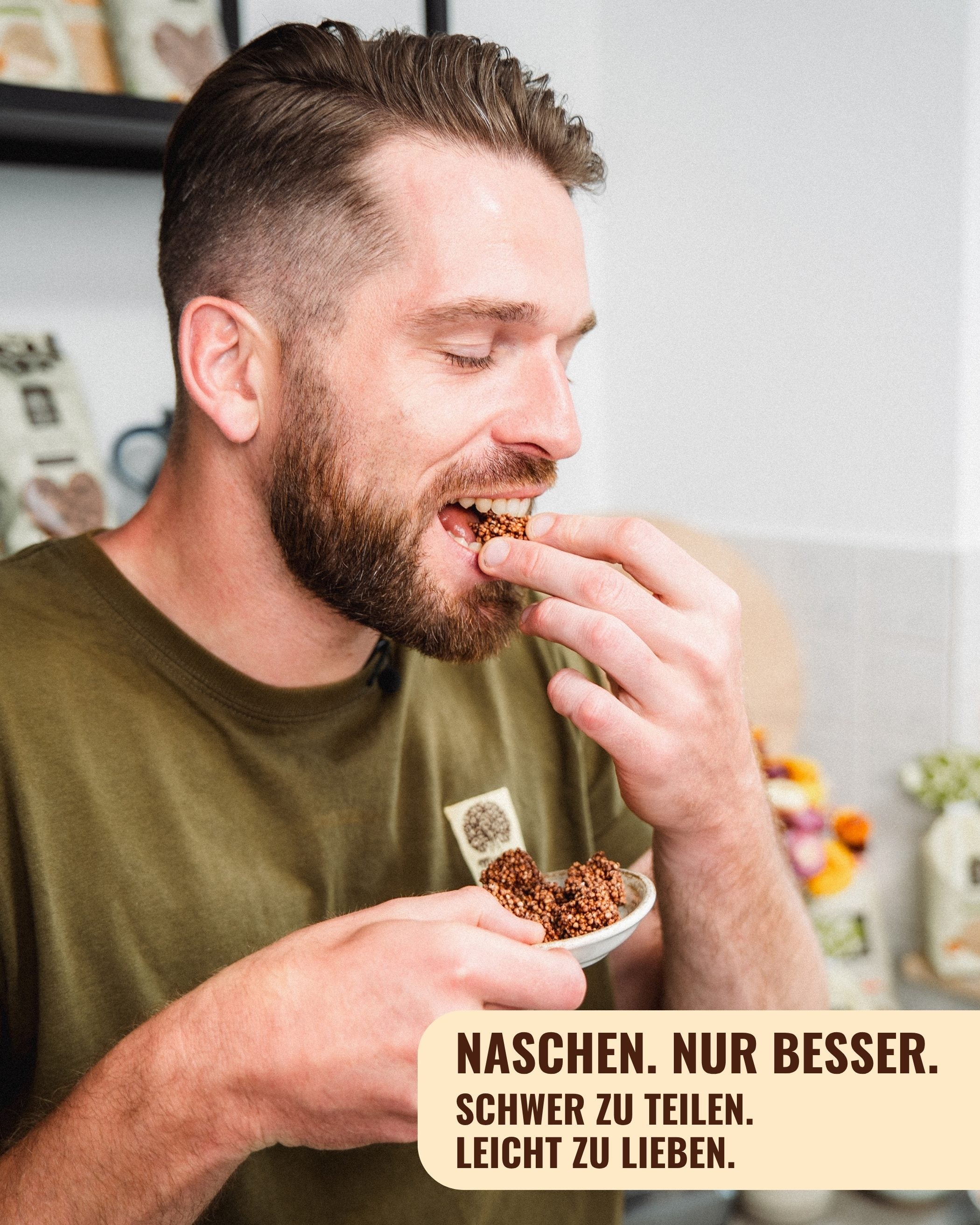 Bio Quinoa Bites mit Haselnuss