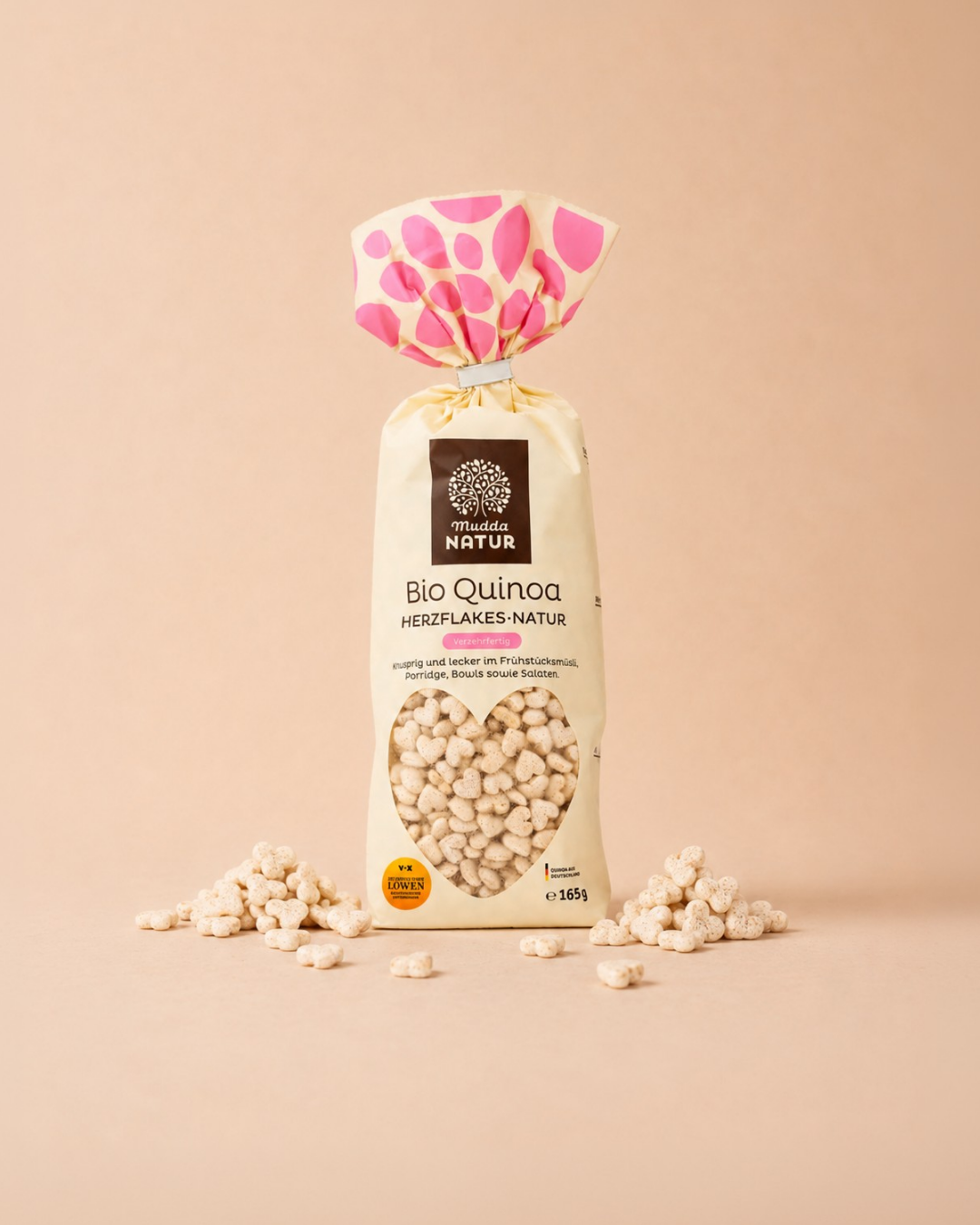 Bio Quinoa Herzflakes -Natur-