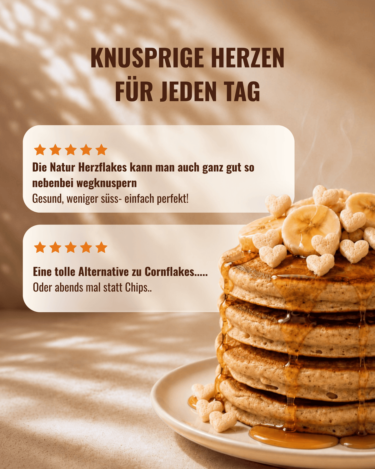Bio Quinoa Herzflakes -Natur-