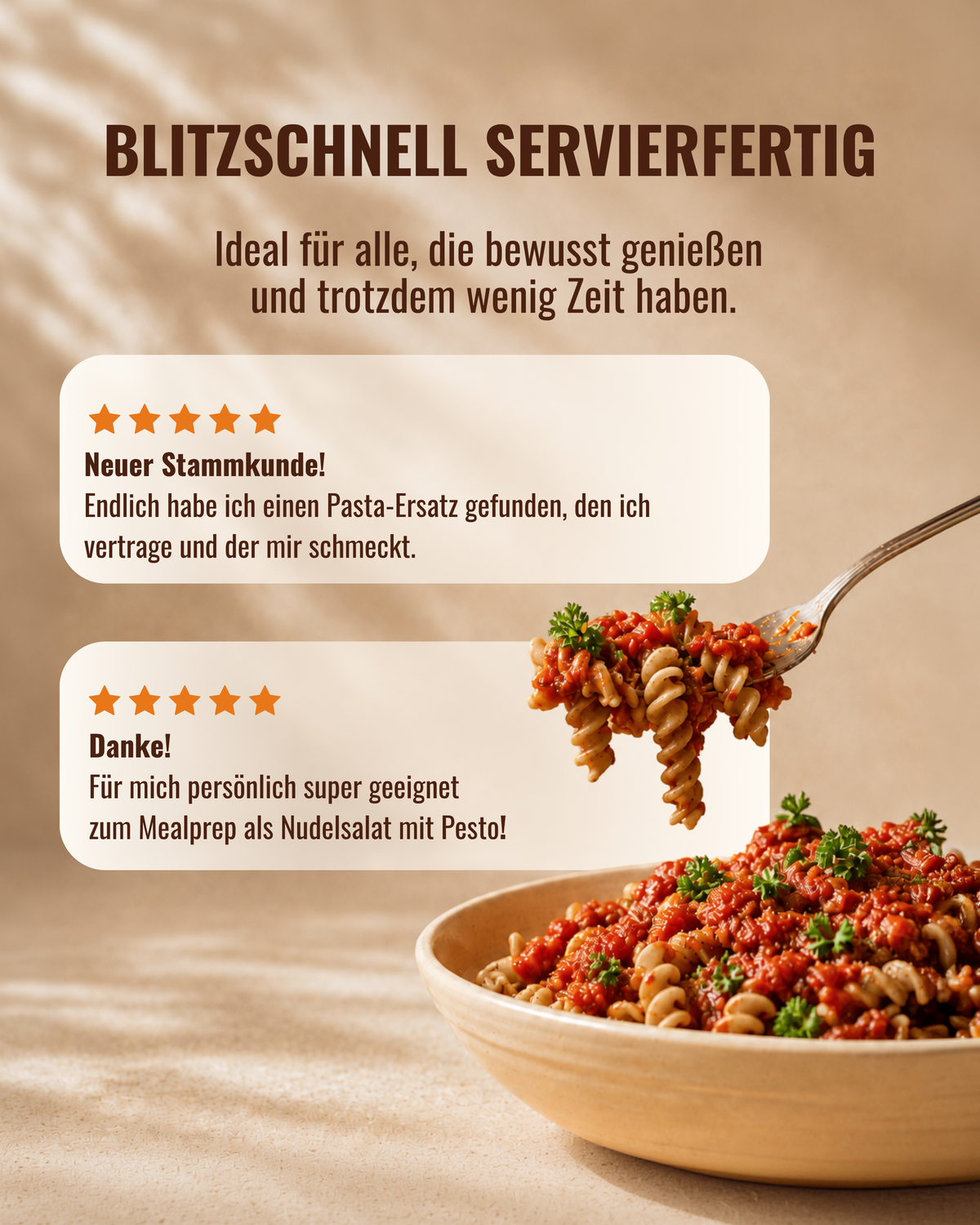 Bio Quinoa Fusilli mit Hirse