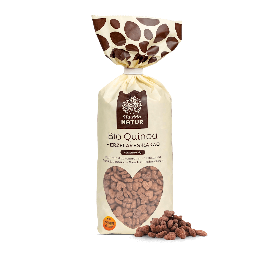 Bio Quinoa Herzflakes -Kakao-