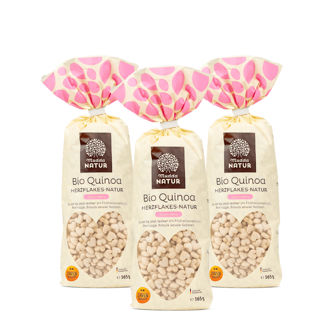 Bio Quinoa Herzflakes -Natur-