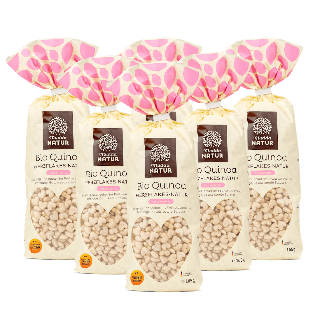 Bio Quinoa Herzflakes -Natur-