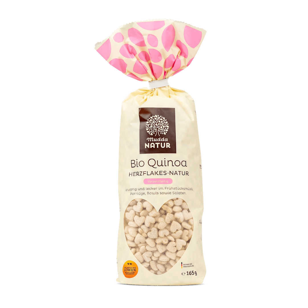 Bio Quinoa Herzflakes -Natur-