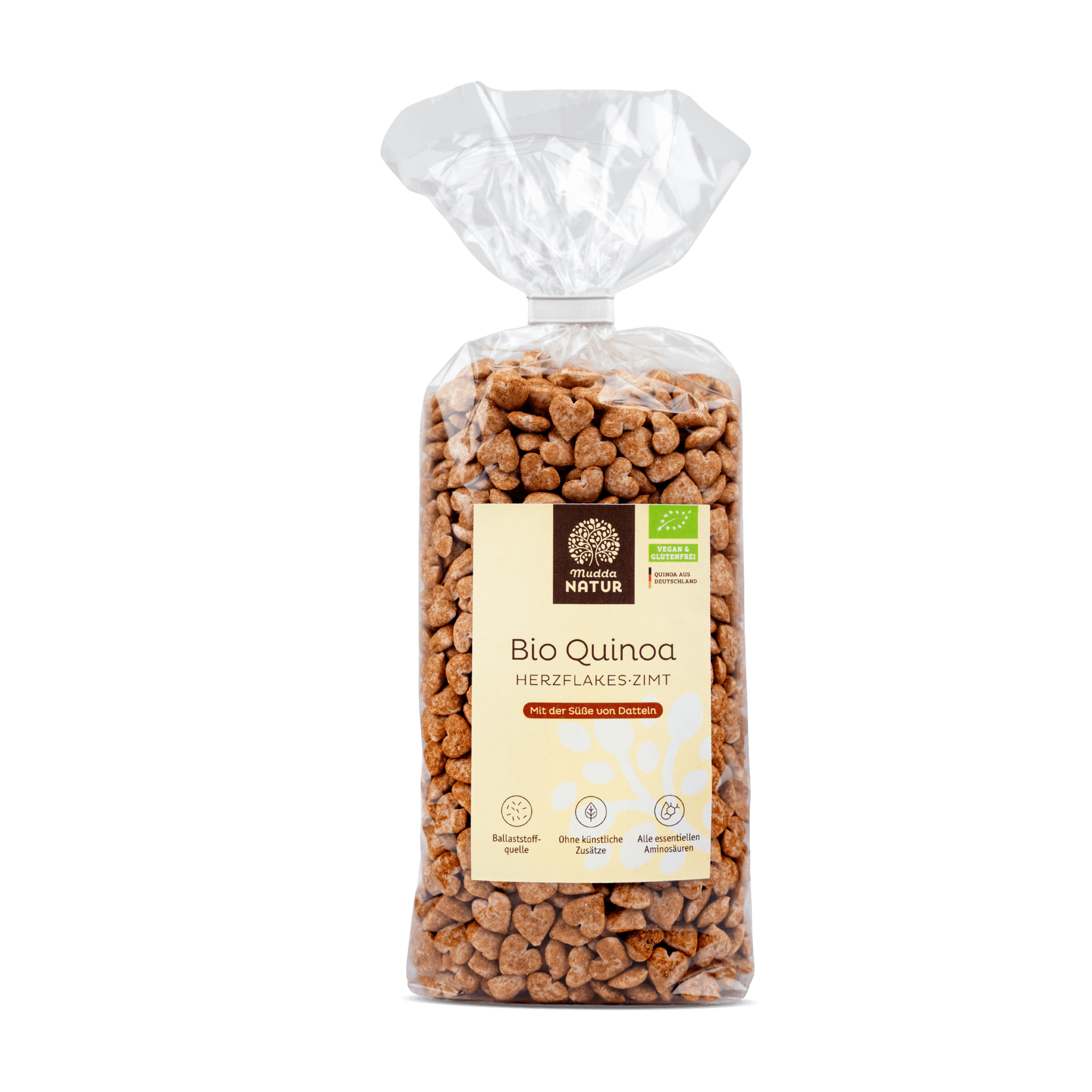 Bio Quinoa Herzflakes -Zimt-