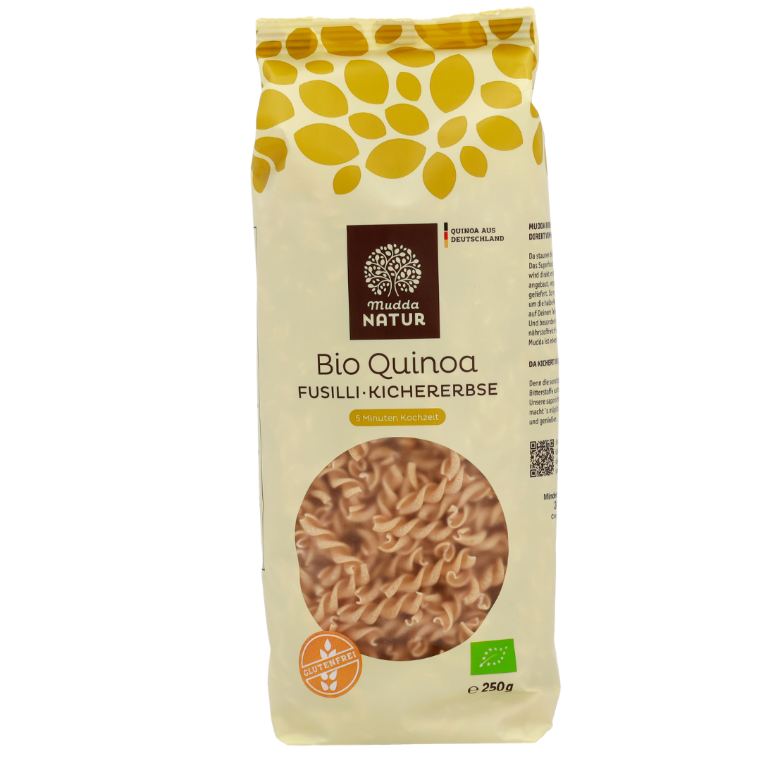 Bio Quinoa Fusilli mit Kichererbse