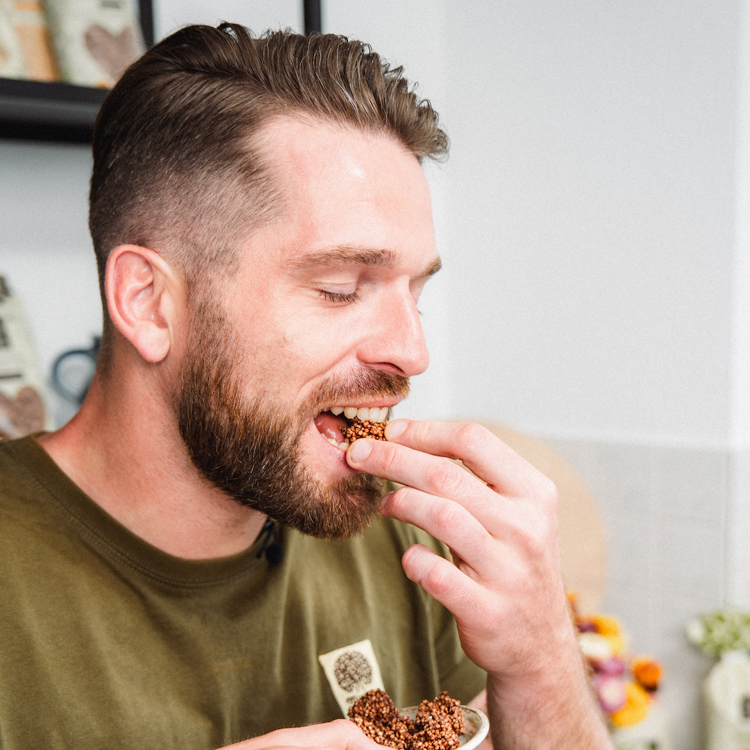 Bio Quinoa Bites mit Haselnuss