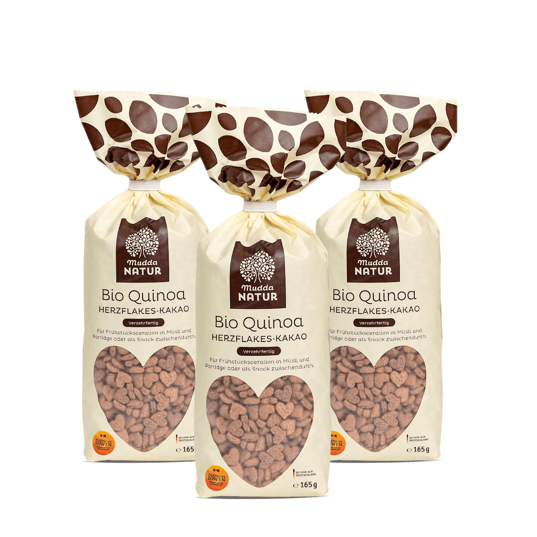 Bio Quinoa Herzflakes -Kakao-