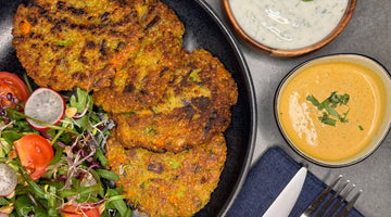 Köstliche Quinoa-Bratlinge mit Dips