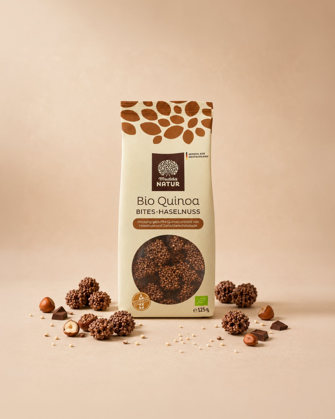 Bio Quinoa Bites mit Haselnuss