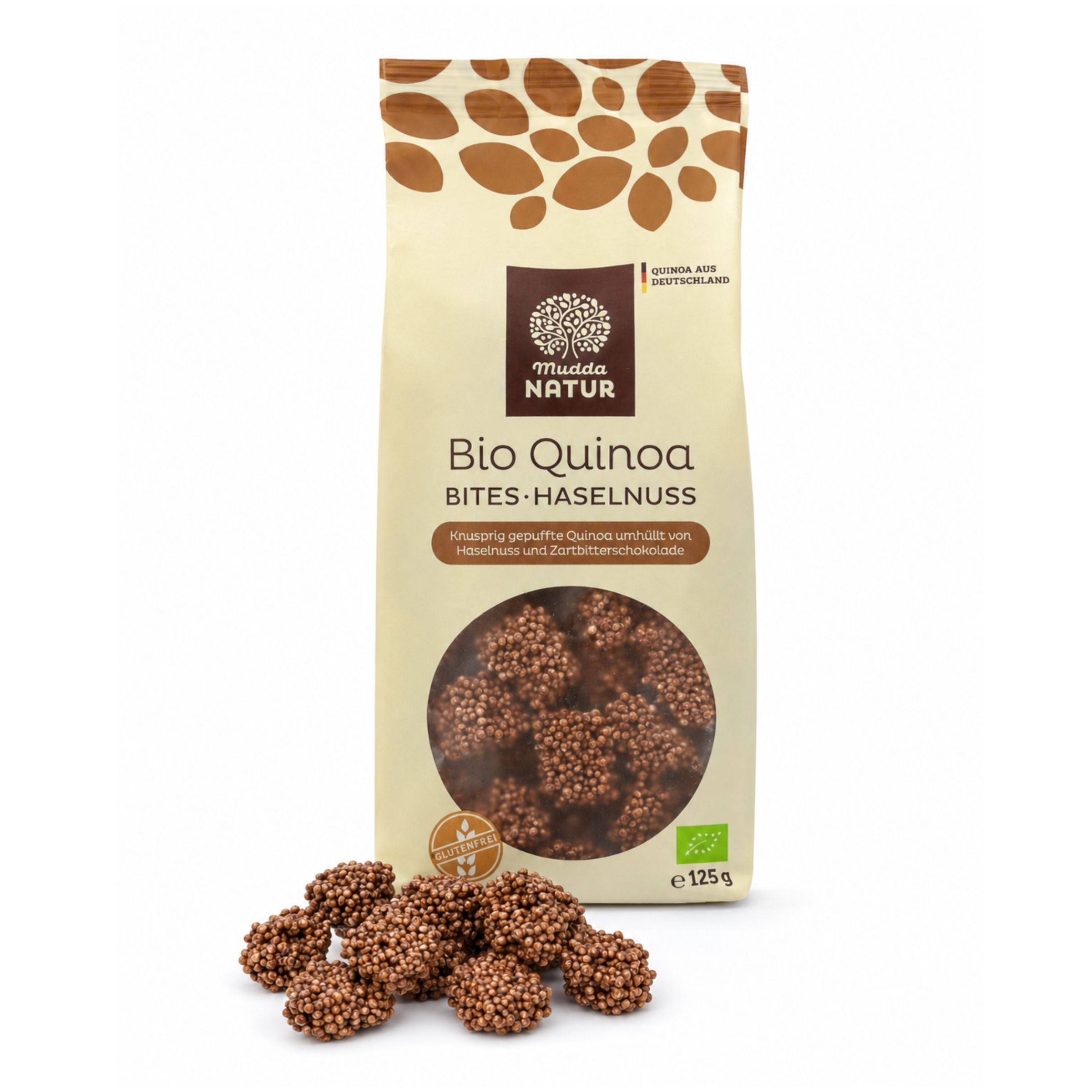 Bio Quinoa Bites mit Haselnuss