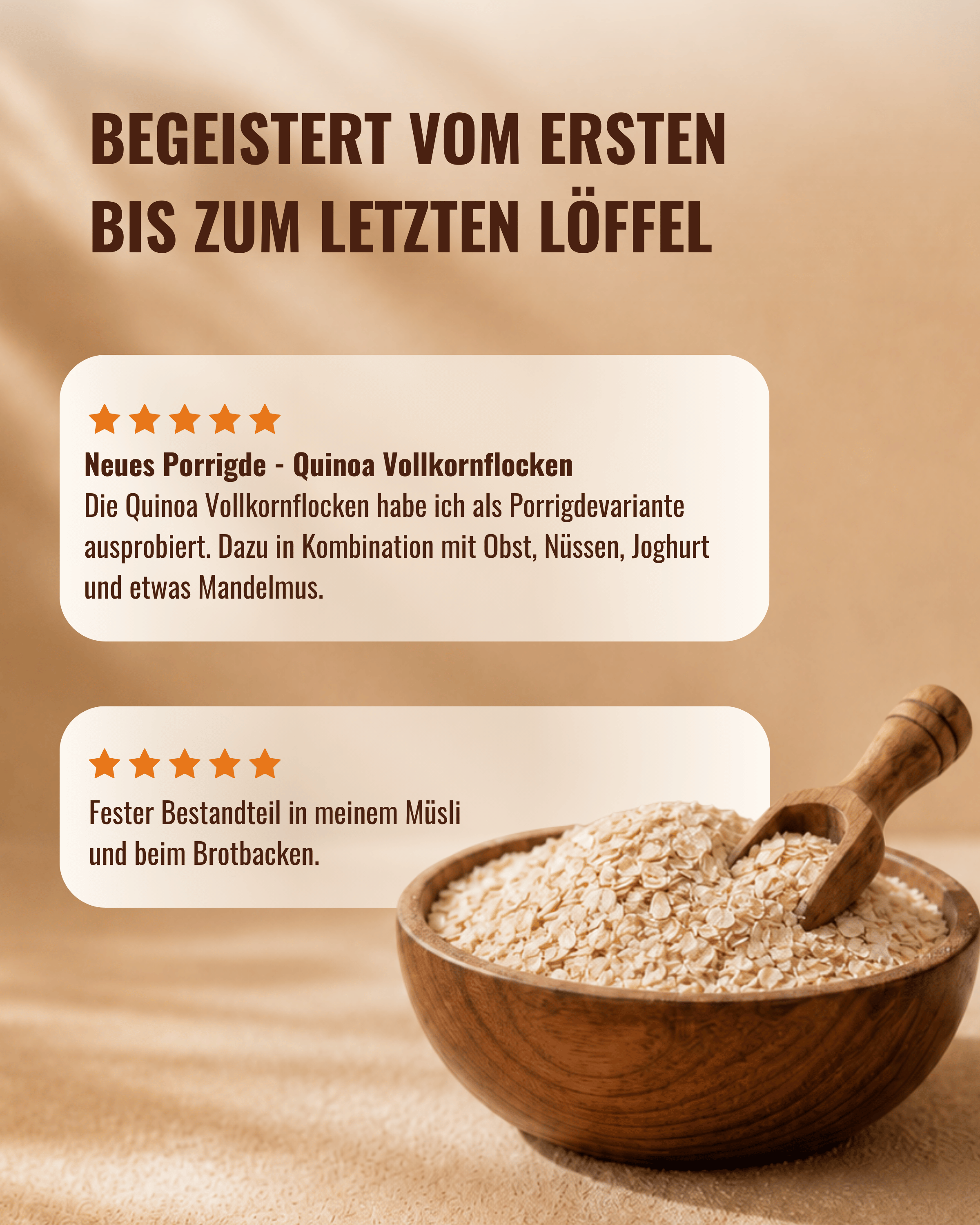Bio Quinoa Vollkornflocken