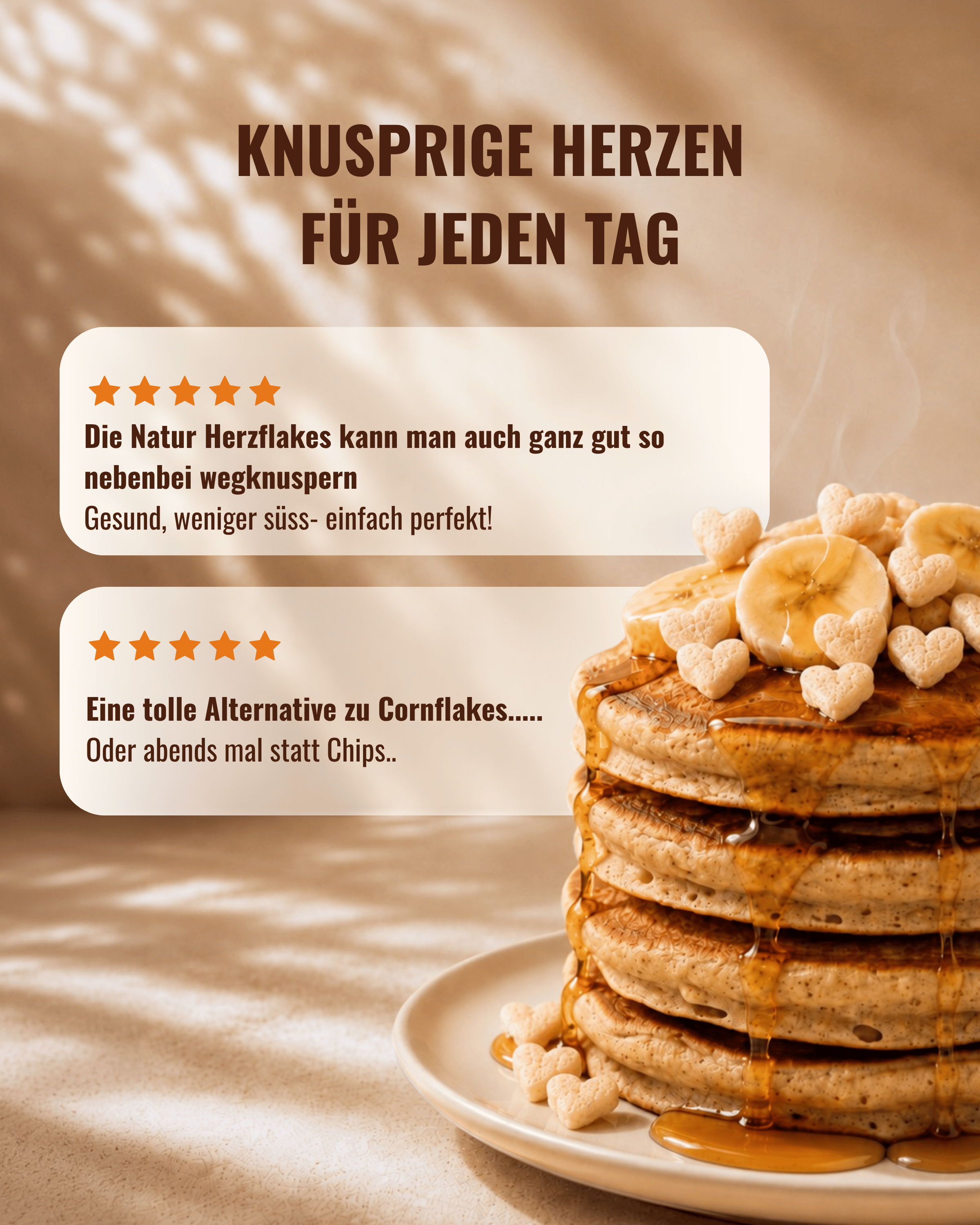 Bio Quinoa Herzflakes -Natur-