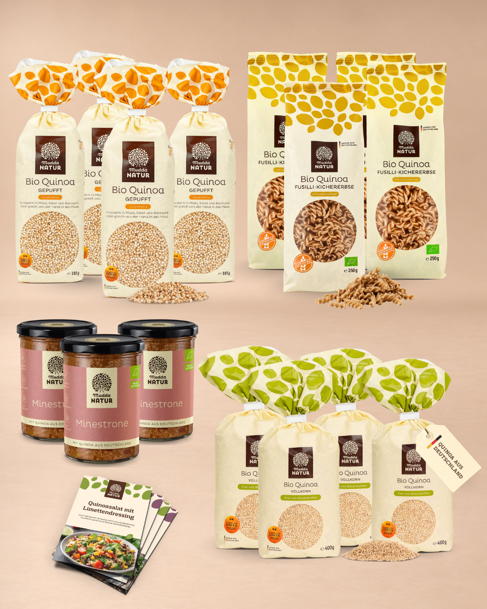 quinoa aufbewahren Mudda Natur 