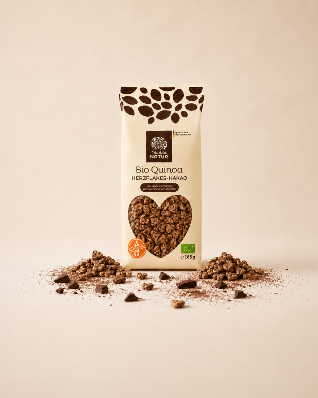 Bio Quinoa Herzflakes -Kakao-