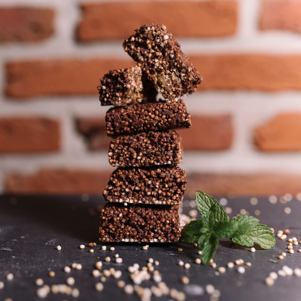 Quinoa Schokostückchen mit Haselnuss